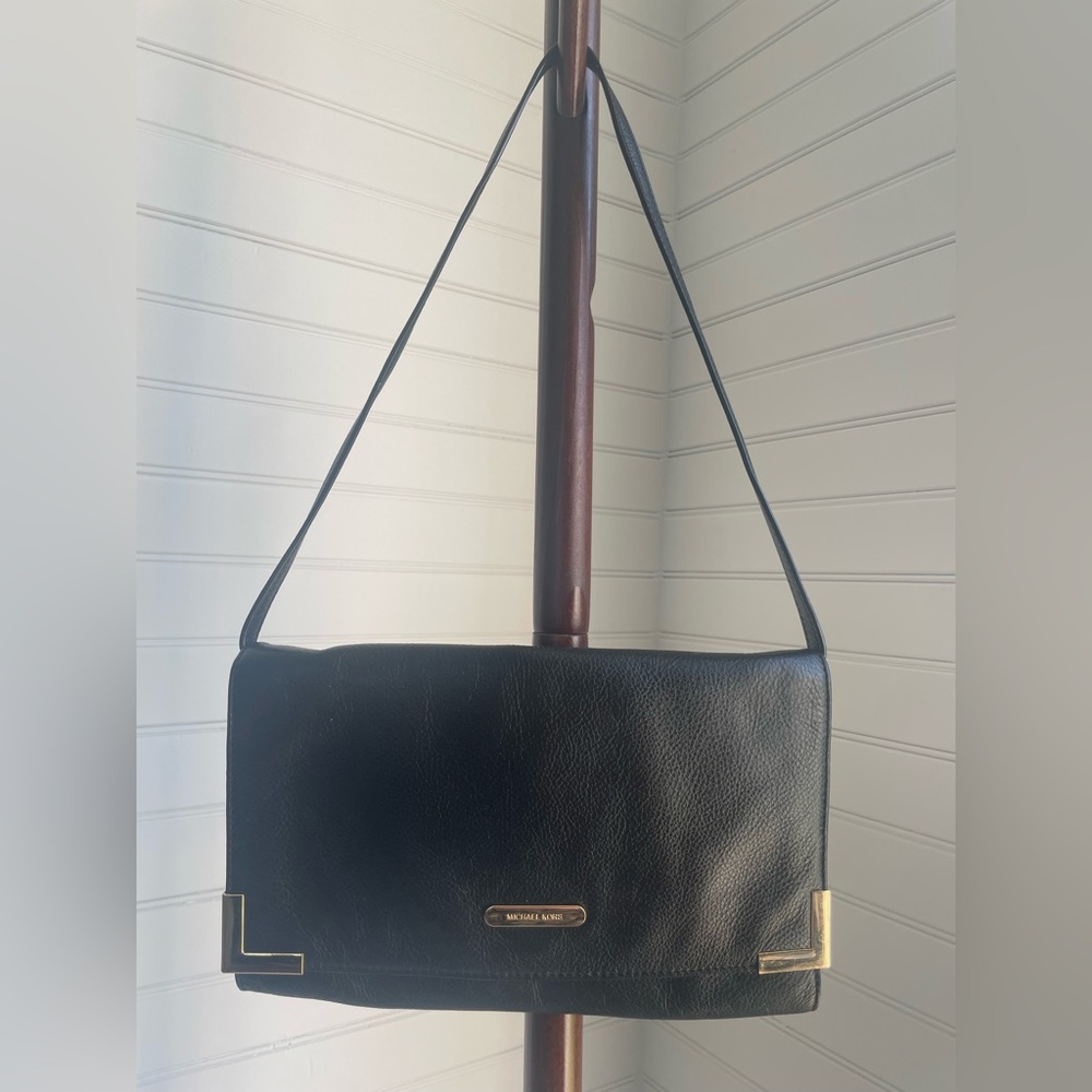 Michael Kors Beverly Leather Clutch Bag